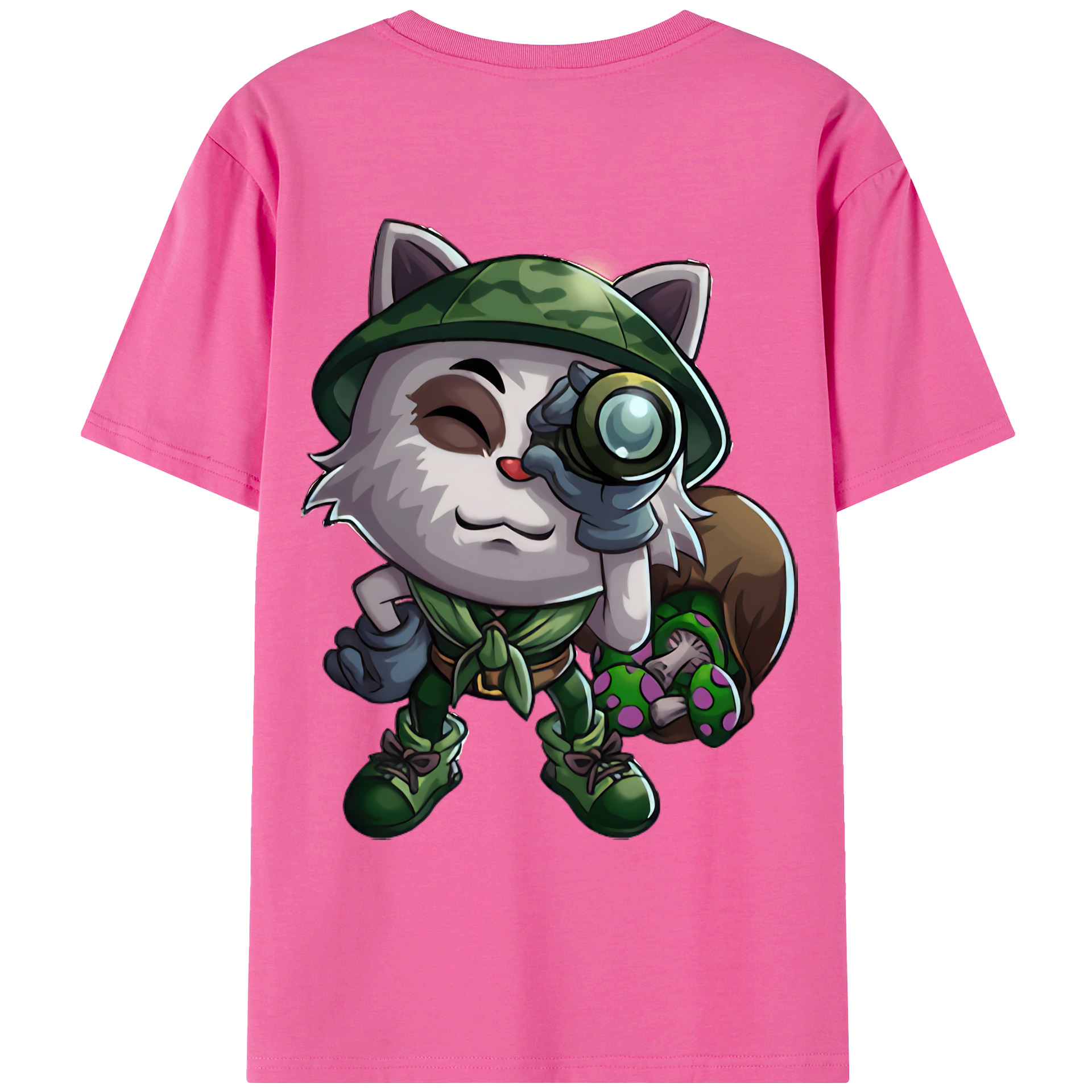 リーグ・オブ・レジェンド League of Legends LOL レディース半袖Tシャツ(バックプリント)